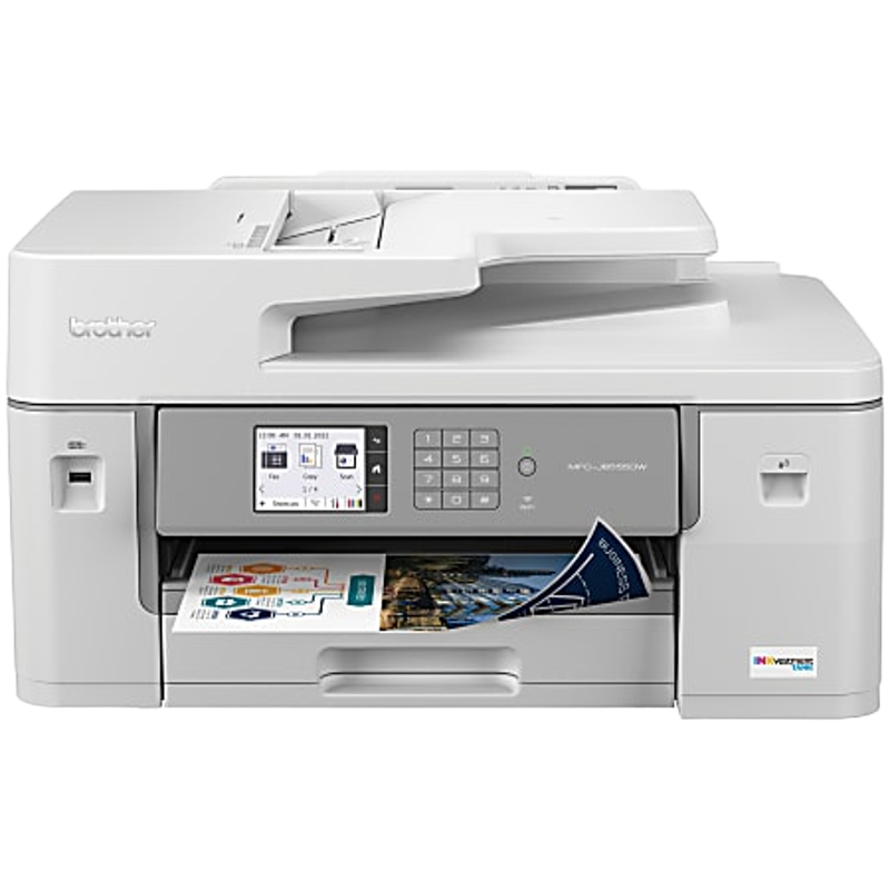 Brother® INKvestment Tank MFC-J6555DW Inkjet All-In-One Color Printer With Ink
